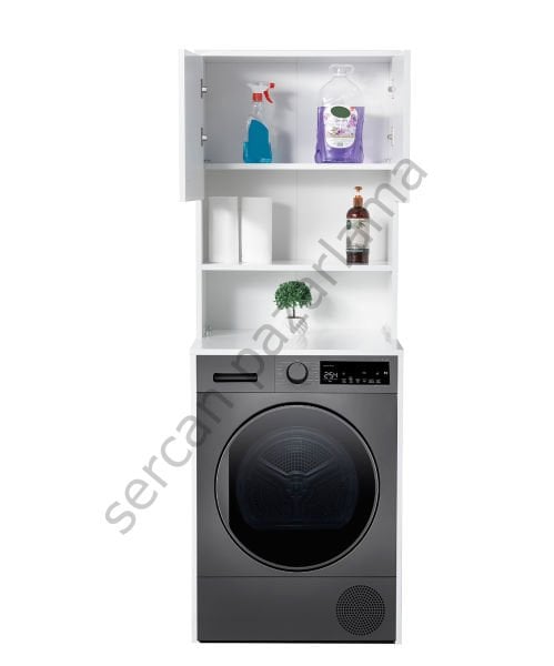 3166 - Çamaşır Makinesi Dolabı - Beyaz