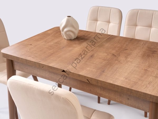 1311-2065 - Nisa Masa Sandalye Takımı - Ceviz