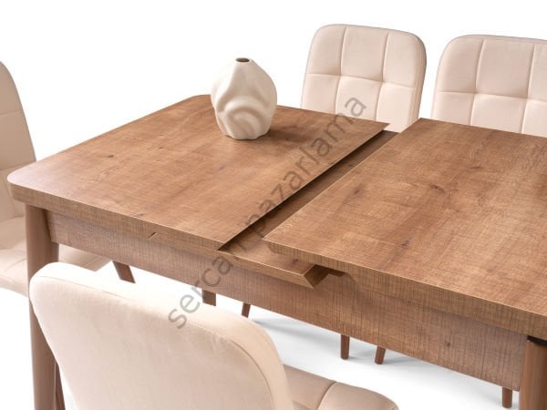 1311-2065 - Nisa Masa Sandalye Takımı - Ceviz