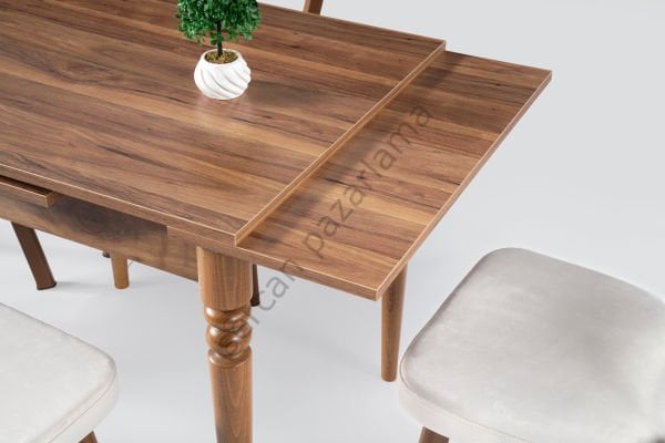 1226-2313 - Pınar Masa Sandalye Takımı - Ceviz