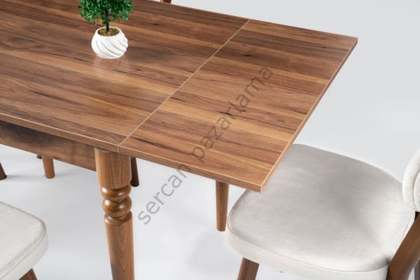 1226-2313 - Pınar Masa Sandalye Takımı - Ceviz