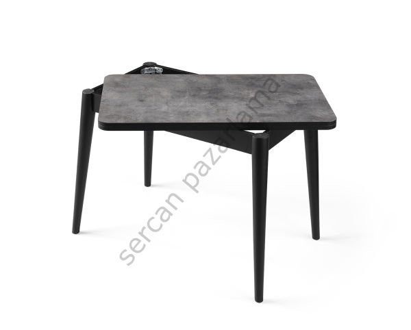 1335 - Rüya Masa 60x100 - Gri/Siyah