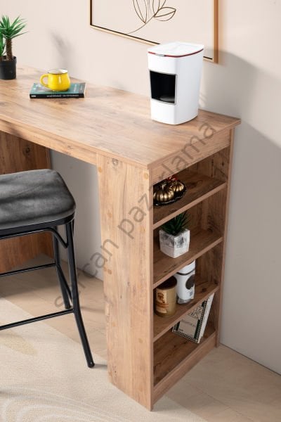 1238 - Vista Bar Masası 50x120 - Çam