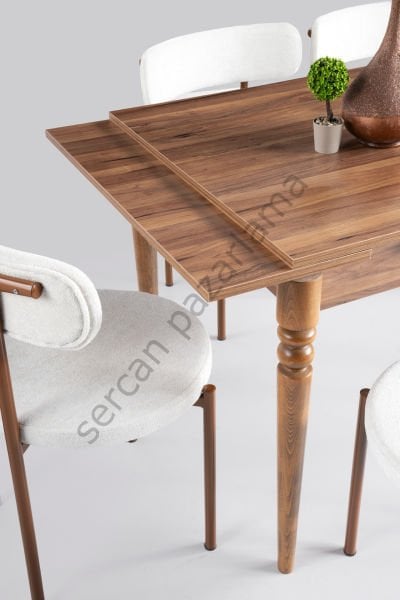 1172-2326 - Didim Masa Sandalye Takımı - Ceviz