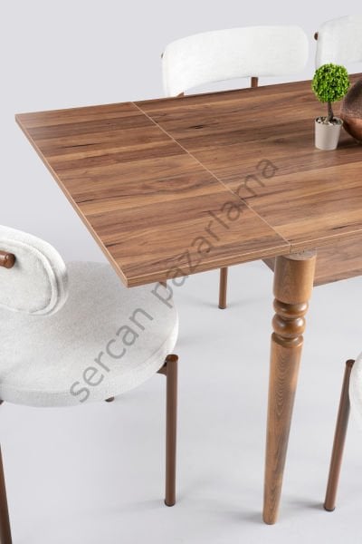 1172-2326 - Didim Masa Sandalye Takımı - Ceviz