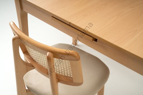 1269-2031 - Göksu Masa Sandalye Takımı - Kayın/Naturel