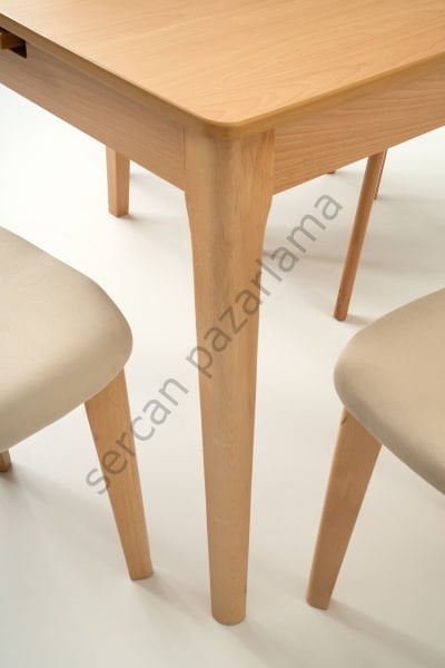 1269-2031 - Göksu Masa Sandalye Takımı - Kayın/Naturel