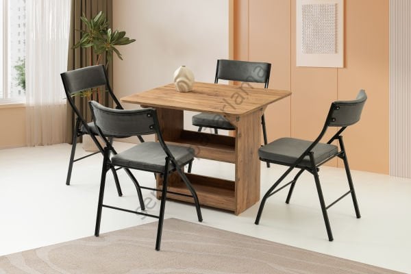 1322-2344 - İzmir Klasik Masa Sandalye Takımı - Çam