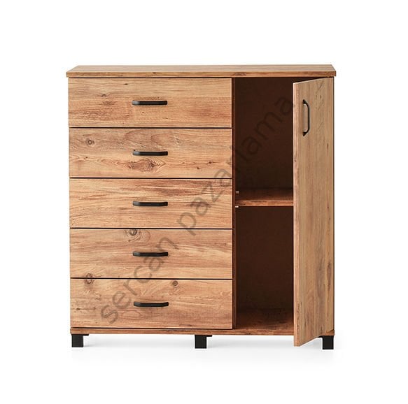 3314 - Dolaplı Şifoniyer - Çam