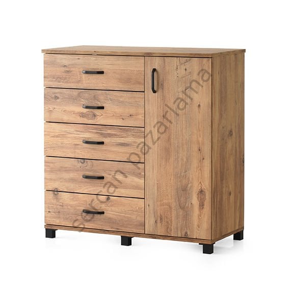 3314 - Dolaplı Şifoniyer - Çam