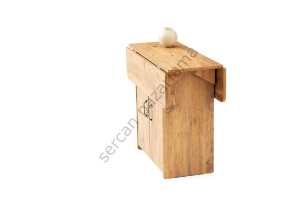 1327-2346 - İzmir Dolaplı Masa Sandalye Takımı - Çam