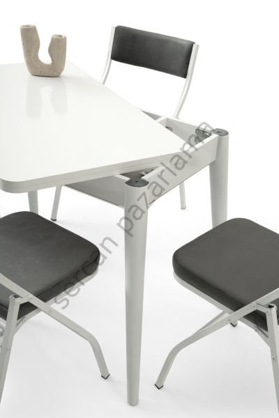 1331-2341 - Rüya Masa Sandalye Takımı - Beyaz