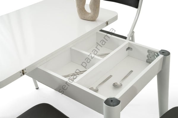 1331-2341 - Rüya Masa Sandalye Takımı - Beyaz