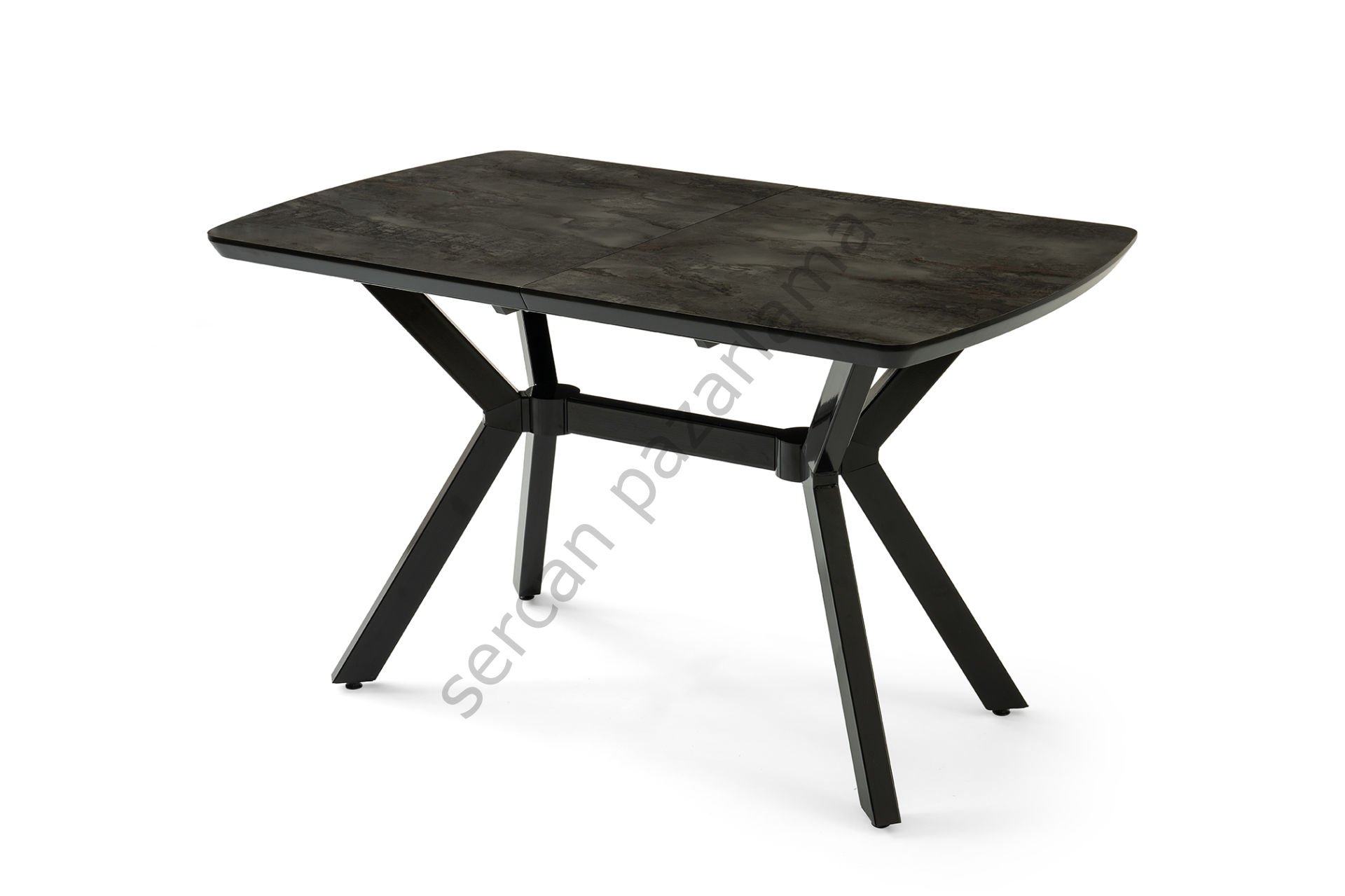 1342 - Venedik Masa 80x130 - Irony/Siyah