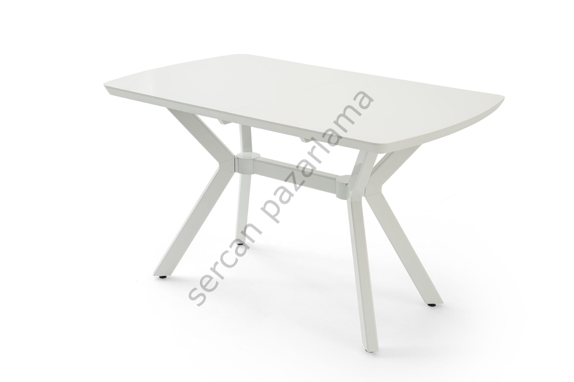 1344 - Venedik Masa 80x130 - Beyaz