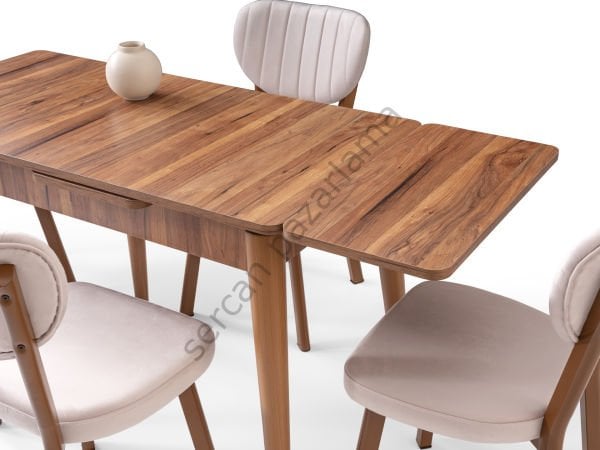 1563-2313 - Nilüfer Masa Sandalye Takımı - Ceviz