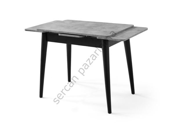 1565-2387 - Nilüfer Masa Sandalye Takımı - Gri/Siyah