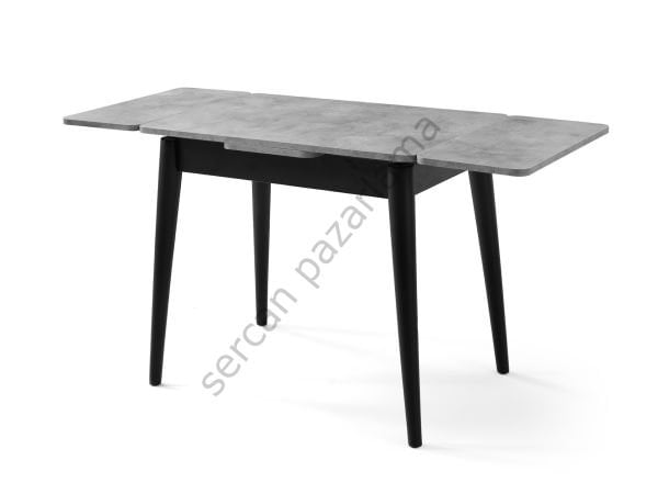 1565-2387 - Nilüfer Masa Sandalye Takımı - Gri/Siyah