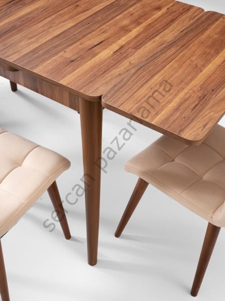 1583-2065 - Ece Masa Sandalye Takımı - Ceviz