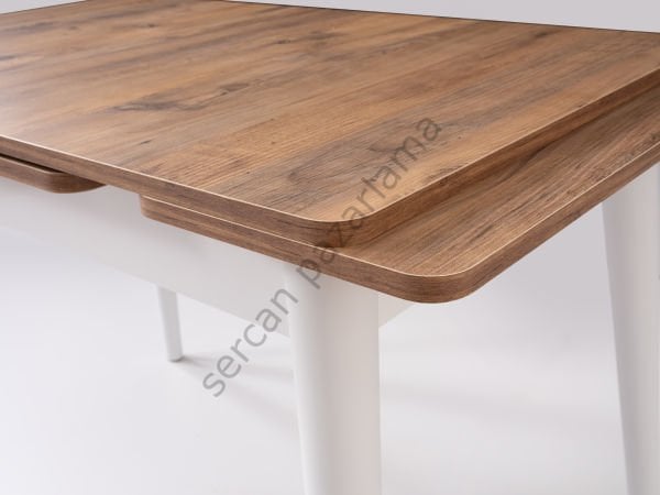 1584-2382 - Ece Masa Sandalye Takımı - Çam/Beyaz