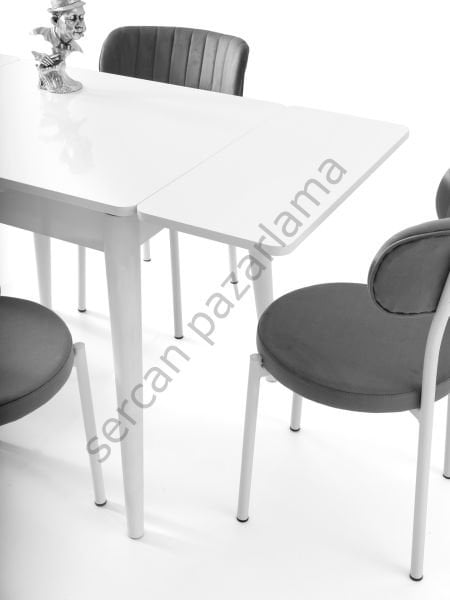 1572-2381 - Rüzgar Masa Sandalye Takımı - Beyaz