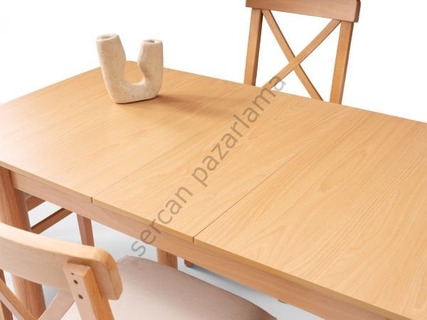 1249-2052 - Ares Masa Sandalye Takımı - Kayın/Naturel