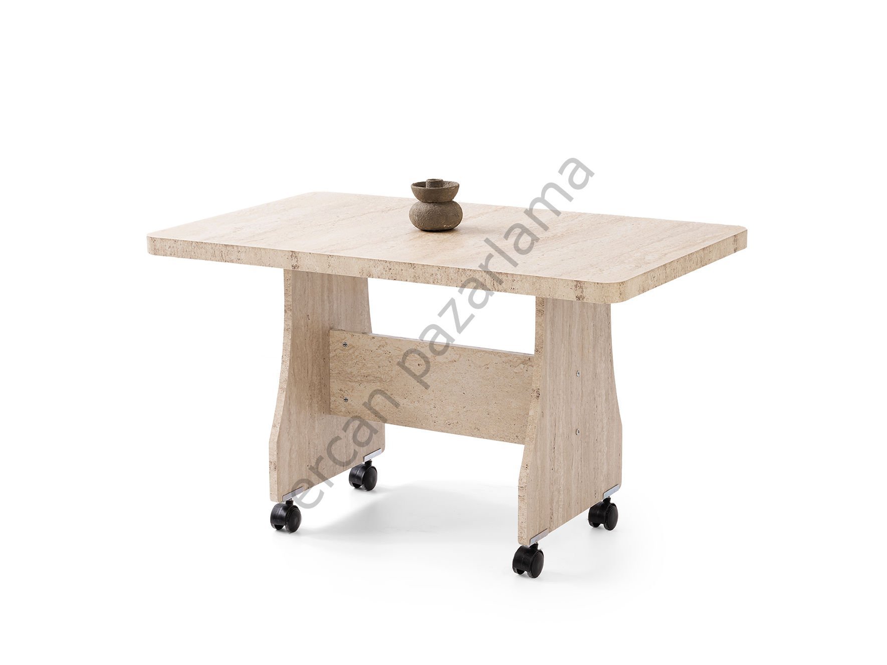 4485 - Derya Orta Sehpa - Traverten