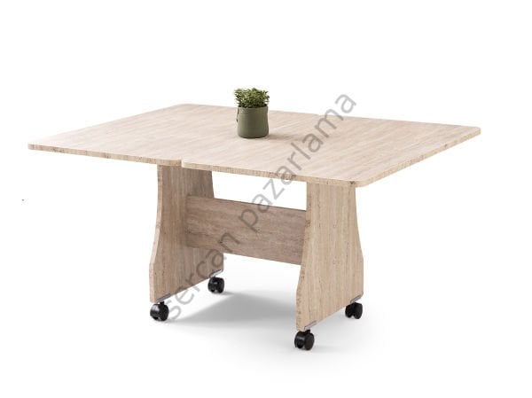 4489 - Sahra Açılır Orta Sehpa - Traverten