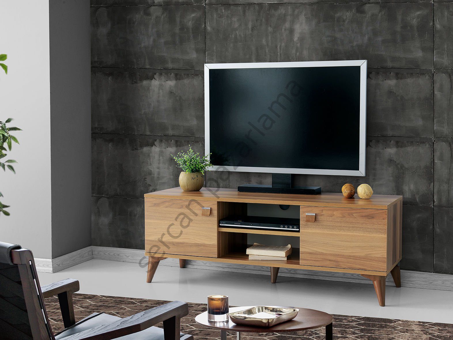 3470 - Carina Tv Sehpası - Ceviz
