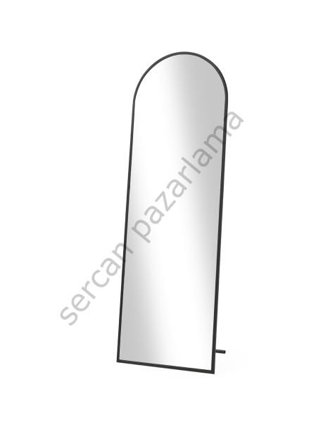 4377 - Boy Aynası - Siyah