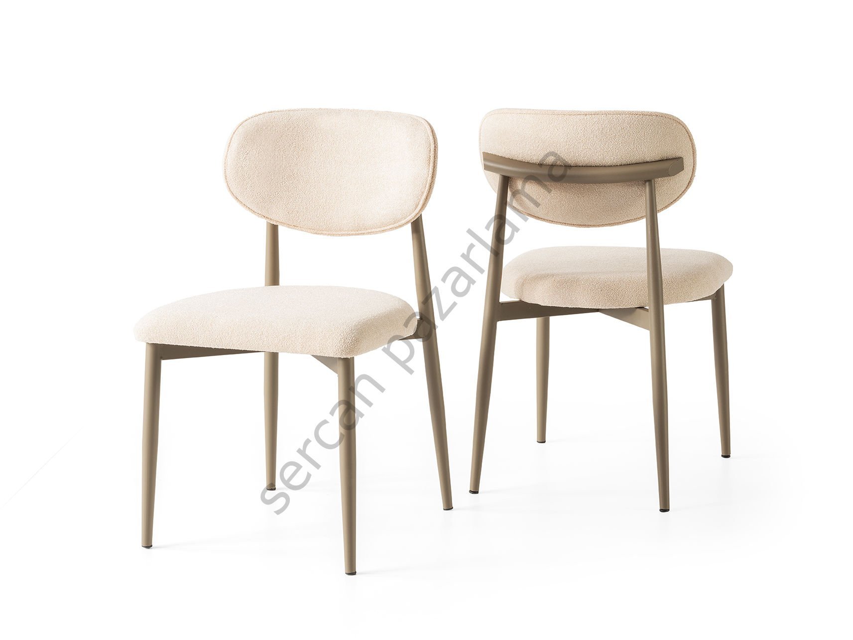 2286 - Polo Sandalye - Cappucino/Krem