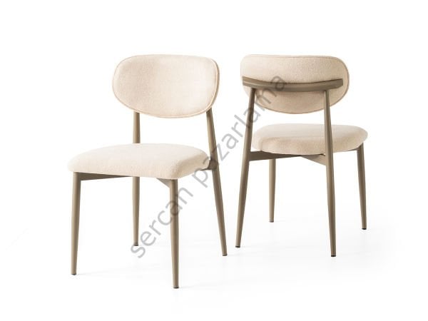 2286 - Polo Sandalye - Cappucino/Krem