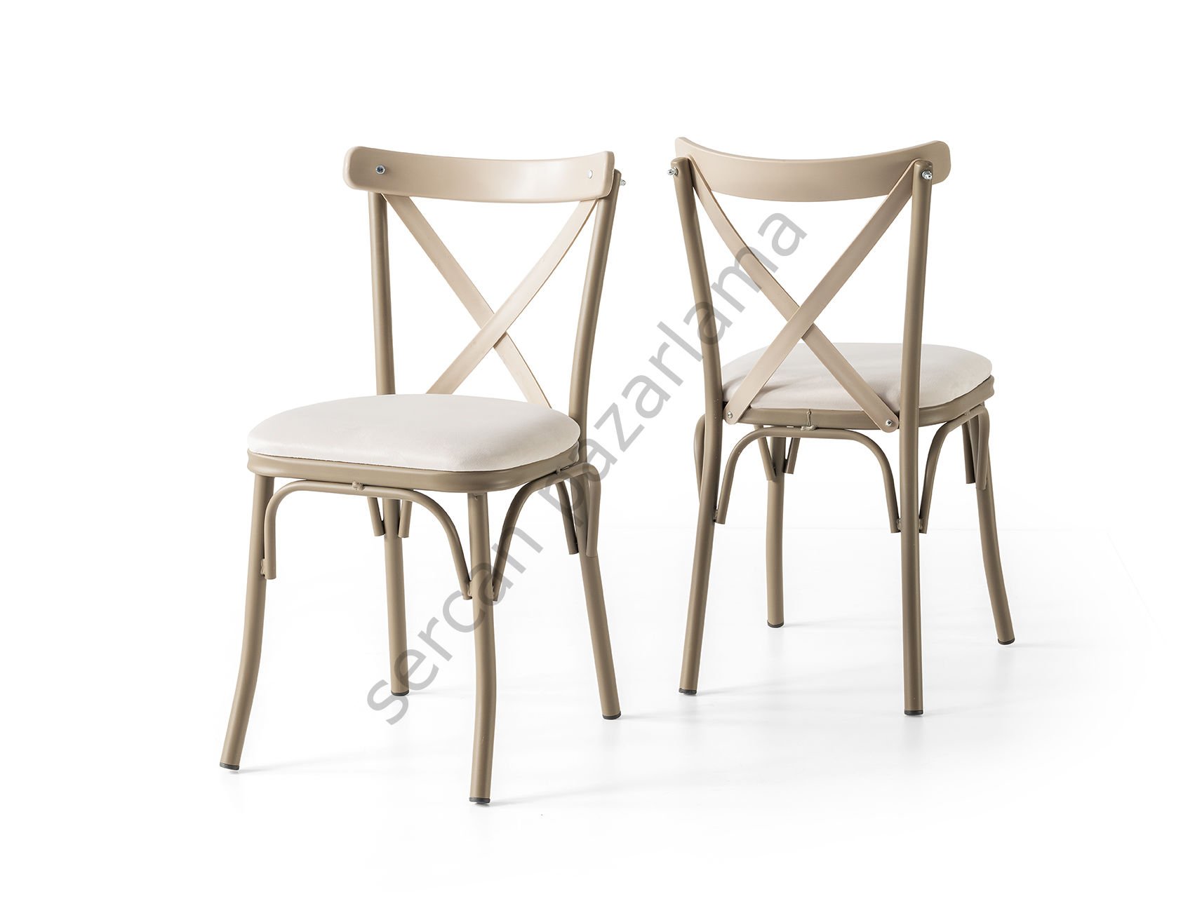 2354 - Bahar Sandalye - Cappucino/Krem