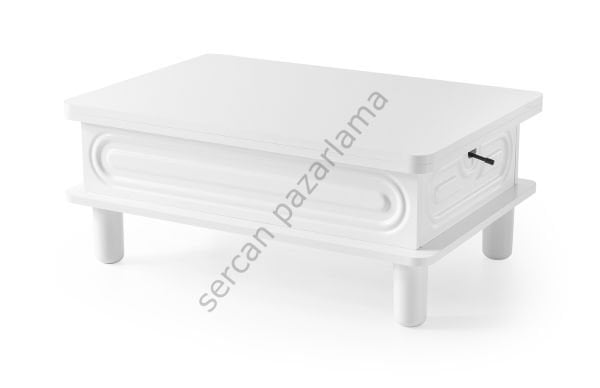 7272 - İnci Akıllı Sehpa - Beyaz