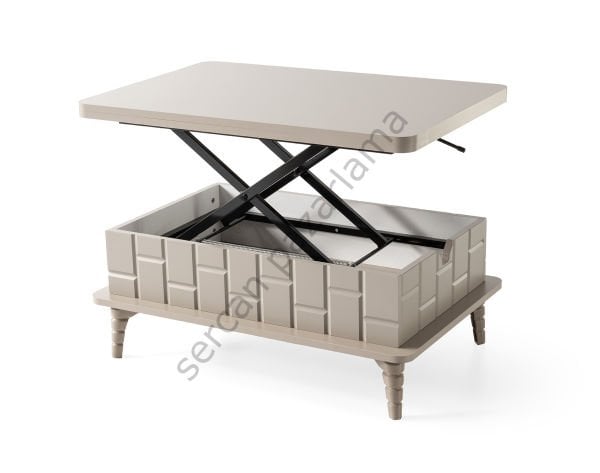 7303 - Nergis Akıllı Sehpa - Cappucino