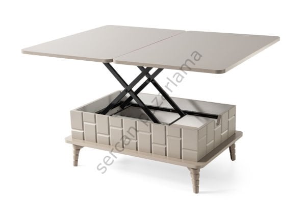 7303 - Nergis Akıllı Sehpa - Cappucino