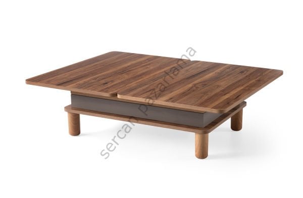 7225 - Lina Akıllı Sehpa - Ceviz/Antrasit