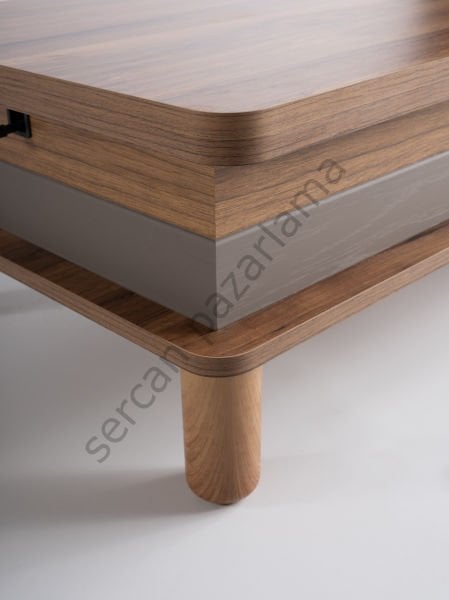 7225 - Lina Akıllı Sehpa - Ceviz/Antrasit