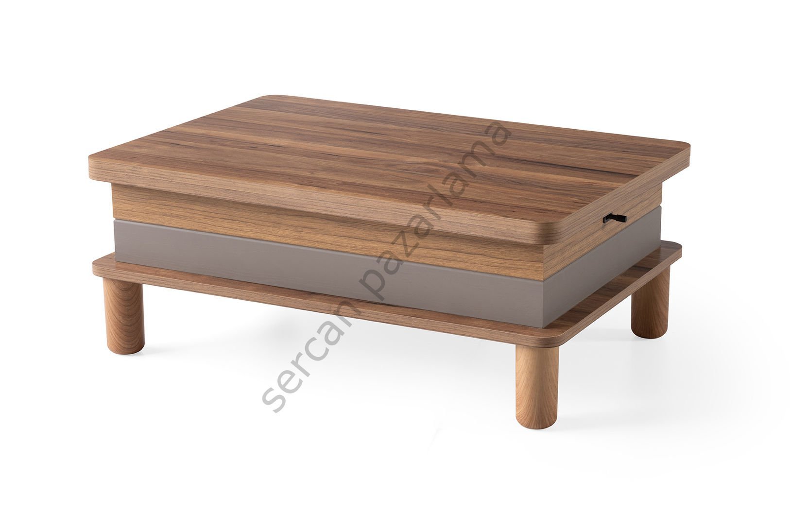 7225 - Lina Akıllı Sehpa - Ceviz/Antrasit