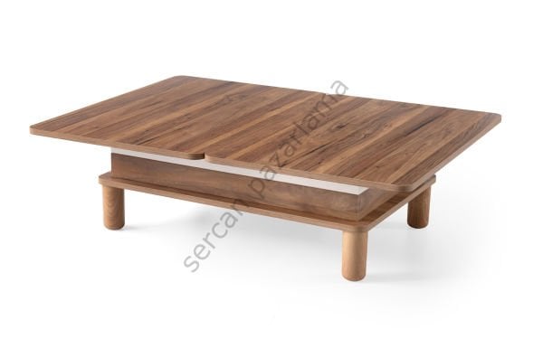 7226 - Lina Akıllı Sehpa - Ceviz/Ekru