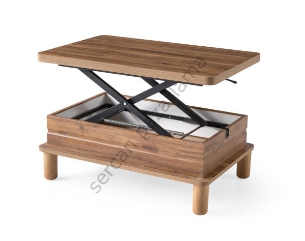 7263 - Lotus Akıllı Sehpa - Ceviz