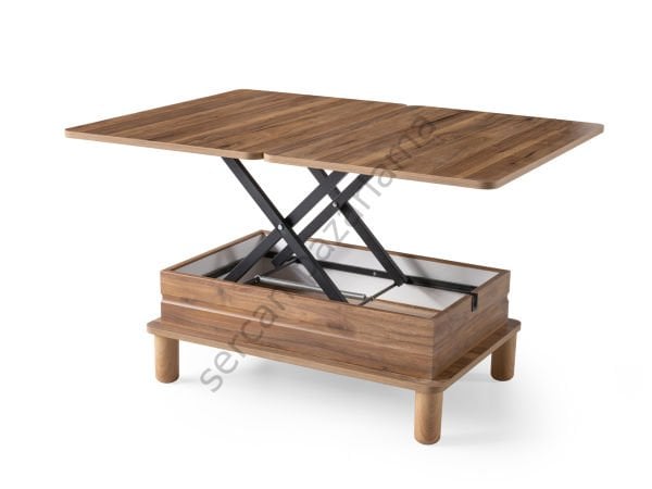 7263 - Lotus Akıllı Sehpa - Ceviz