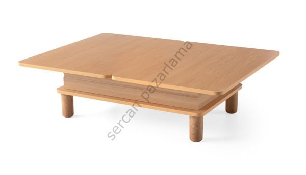 7265 - Lotus Akıllı Sehpa - Kayın