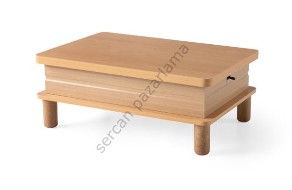 7265 - Lotus Akıllı Sehpa - Kayın