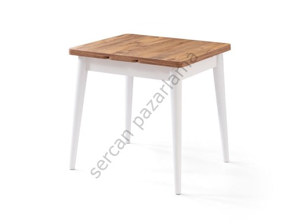 1574 - Rüzgar Masa 70x80 - Çam/Beyaz