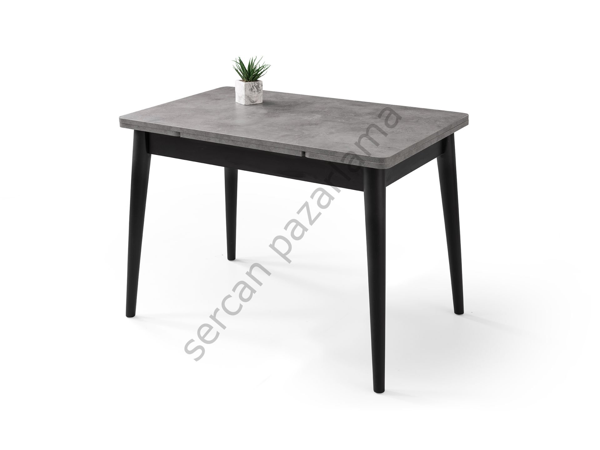 1585 - Ece Masa 70x110 - Gri/Siyah