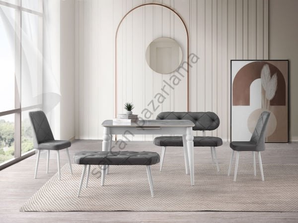 1127 - Trend Masa 80x120 - Rambla/Beyaz