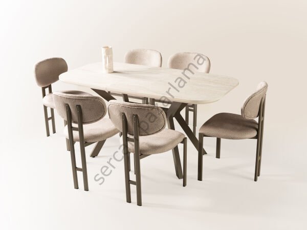 1472 - Roma Masa 80x130 - Traverten/Cappucino