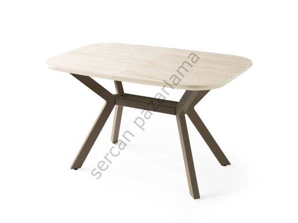 1472 - Roma Masa 80x130 - Traverten/Cappucino