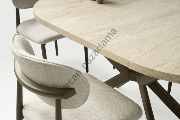 1185 - Mira Masa 90x160 - Traverten/Cappucino